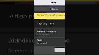 i am showing my server ip adress and port #minecraft