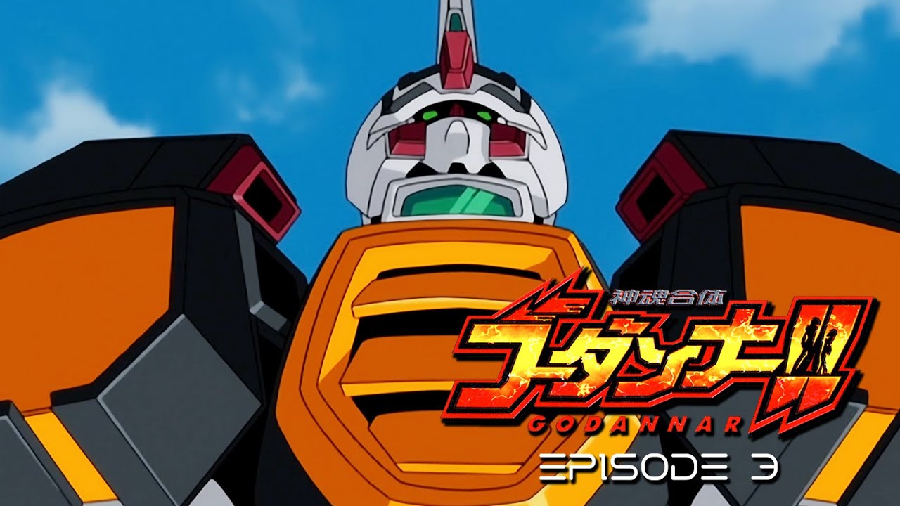 All Action Mecha Moments in Anime Godannar Season 1 Episode 3 [s1e3] #mecha anime compilation
