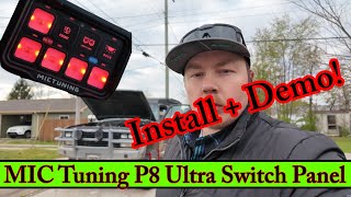 How to Install MIC Tuning P8 Ultra Switch Panel + Mode Demo | Step-by-Step Guide