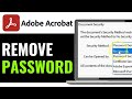 How to Remove Password on Adobe Acrobat 2026 (EASILY)