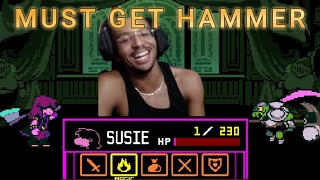 Deltarune chapter 4 HAMMER OF JUSTICE