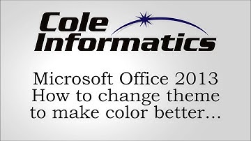 Office2013 Change Theme