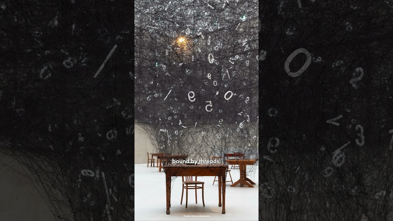 What if we could see the invisible threads that connect us? #chiharushiota