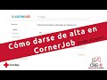 Cómo darse de alta en Cornerjob desde tú móvil