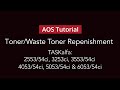 Kyocera TASKalfa Toner Waste Toner Replenishment 2553ci 3253ci 3553ci 4053ci 5053ci 6053ci Kyocera TASKalfa Toner Waste Toner Replenishment 2553ci 3253ci 3553ci 4053ci 5053ci 6053ci