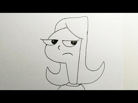 How To Draw Candice From Phineas And Ferb Drawings For Children