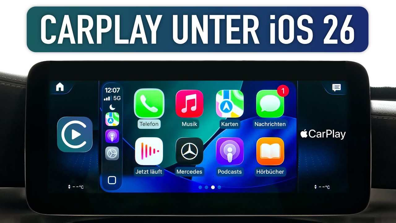 Apple CarPlay unter iOS 26 - Was ist neu? | Über 15 neue Funktionen & Veränderungen