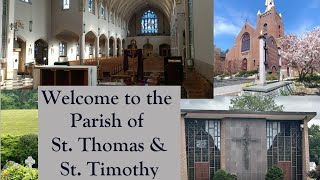 Jan 17th, 4:30pm Vigil Mass, Second Sunday in Ordinary Time, Year A, St. Thomas & St. Timothy Parish