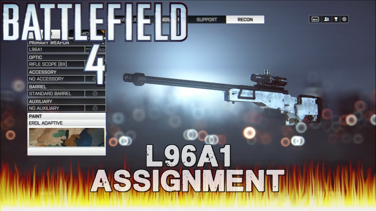 Battlefield 4 - Conquest - China Rising (Altai Range) - L96A1 Assignment