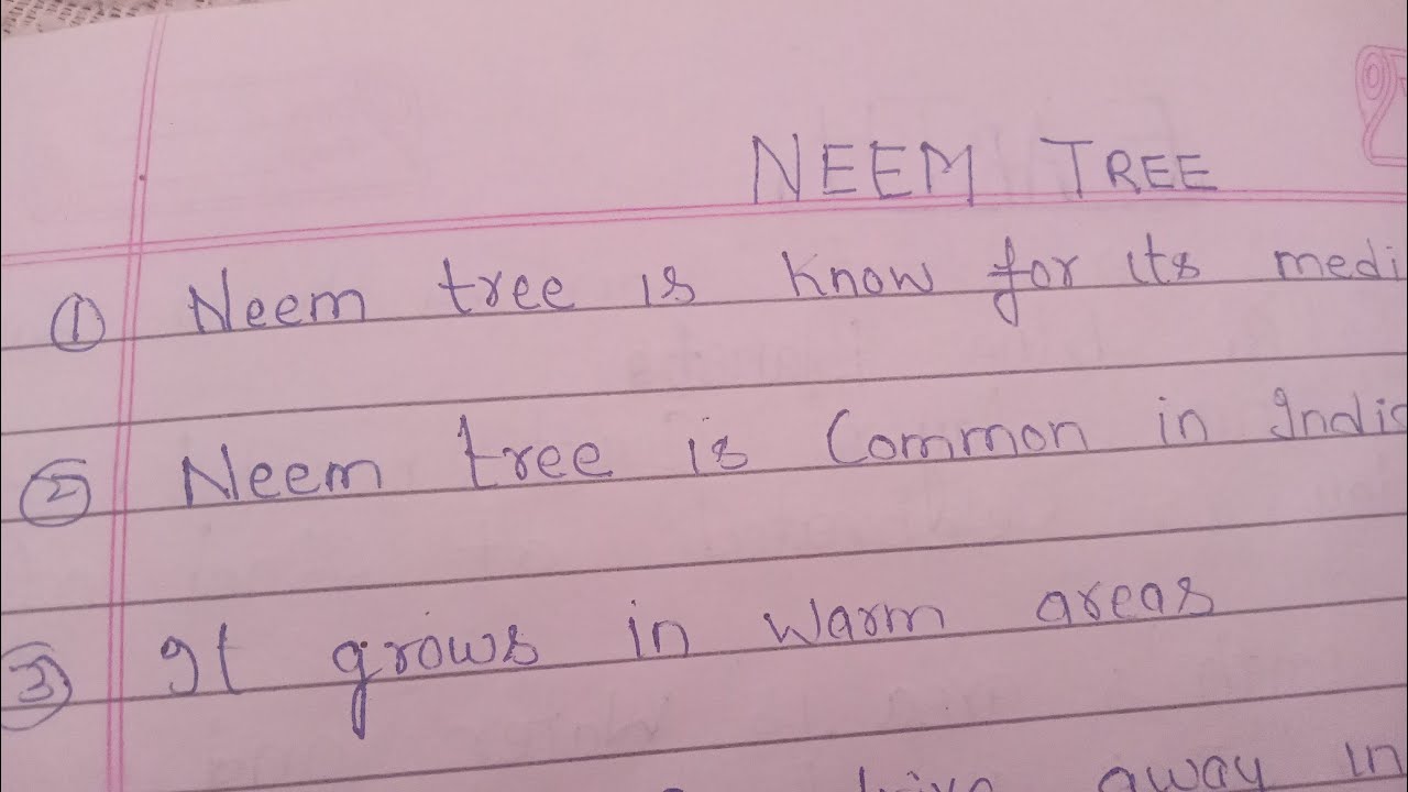 10 Lines on Neem Tree in English|| Short Essay on Neem Tree||
