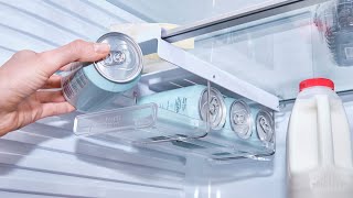 Video: Joseph Joseph FridgeStore Can Dispenser Porta Lattine Pieghevole Sotto Ripiano Frigorifero