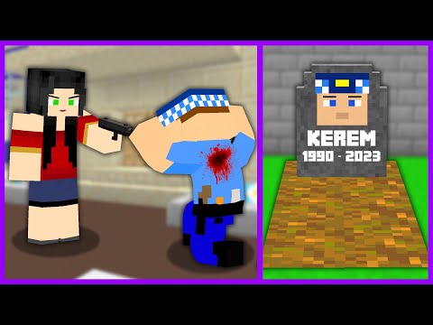 ÜVEY ANNE KEREM KOMİSER'İ ÖLDÜRDÜ! 😱 - Minecraft ZENGİN FAKİR HAYATI