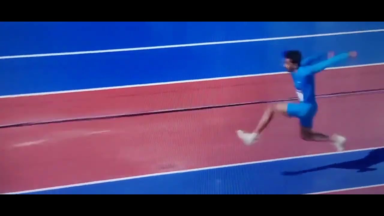 Eldhose Paul Wins 🥇 16th GOLD in Men's Triple Jump 