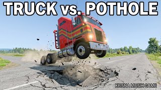 Download Lagu MOBIL VS POTHOLE #6 - BeamNG Drive MP3