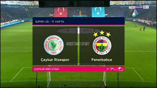 Fenerbahçe 2 - 1 Ç.Rizespor Maç Özeti