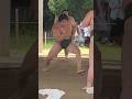 【大相撲】すり足の稽古をする大森さん名古屋場所まで後4日#相撲 #大森#sumo