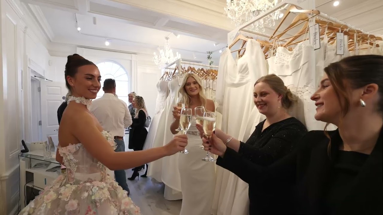 Brides Of Southampton's new store opening with Kenzi Benali cutting the ribbon!