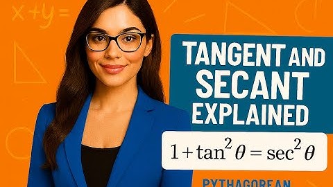 Tangent and Secant Identity Explained | 1 + tan²θ = sec²θ | Trigonometry Made Easy | Limitless Math