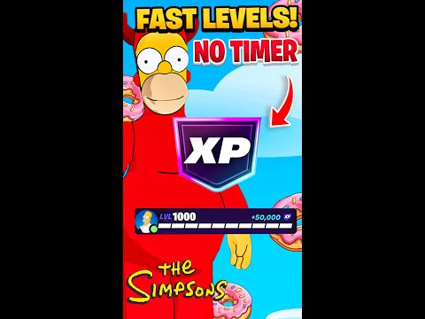 מפת ה XP הטובה ביותר לעלייה רמה בעונת הסימפסונים של פורטנייט 