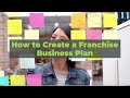 How to create a franchise business plan