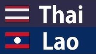 Basic Phrases in Thai & Lao (Tai-Kadai languages)