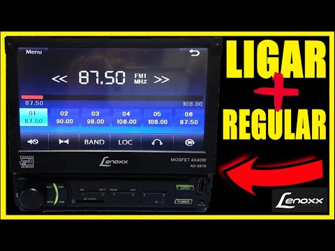 COMO INSTALAR E REGULAR DVD RETRÁTIL LENOXX AD2619 #ALANROD - YouTube