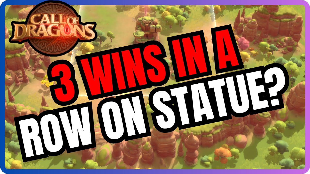 3 WINS IN A ROW?? SEASON 2 RUNIC STATUE FIGHTING | Call of Dragons ...