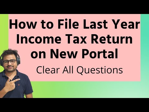 How to File Last Year Income Tax Return After Due Date | How to File Previous Year ITR on New Portal