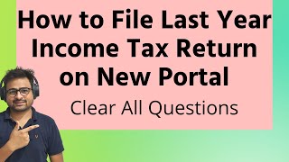 How to File Last Year Income Tax Return After Due Date | How to File Previous Year ITR on New Portal screenshot 4