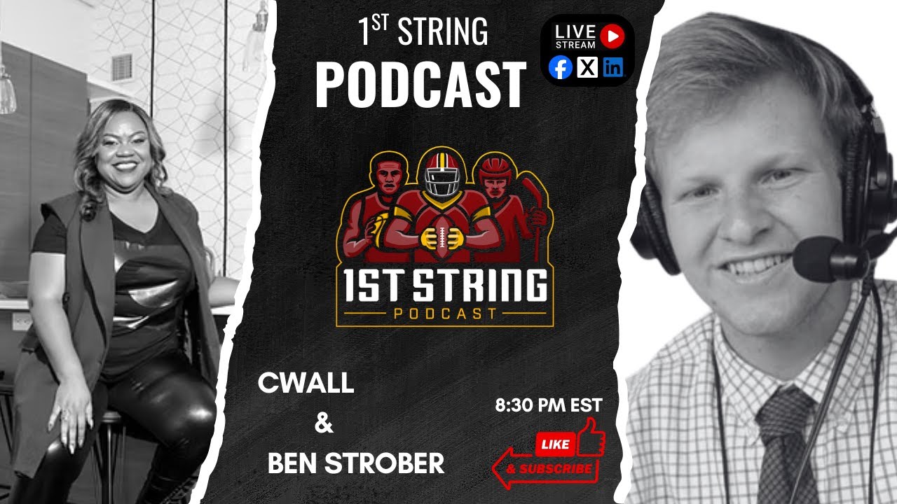 🏈 1st String Podcast LIVE: Commanders, Playoffs & More - YouTube