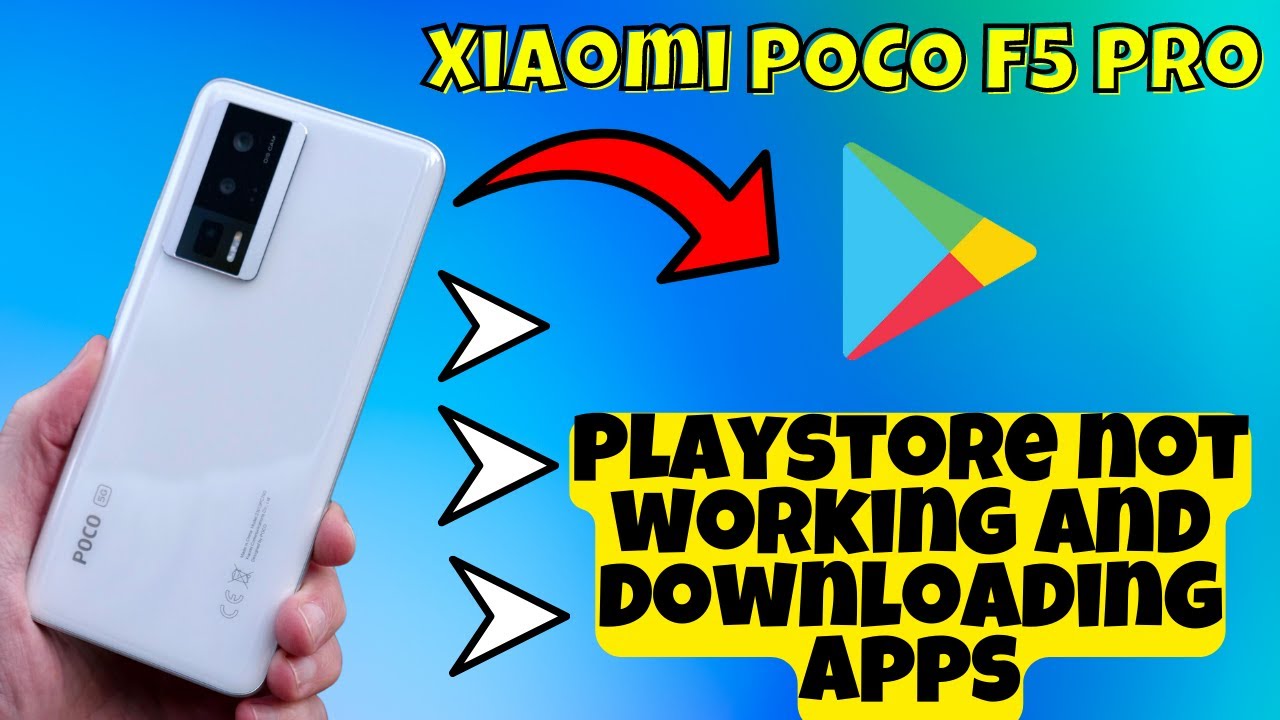 Playstore not working and downloading apps Xiaomi POCO F5 Pro || Solution of playstore not working