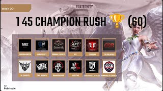 1 45 CHAMPION RUSH || FREE FIRE screenshot 5