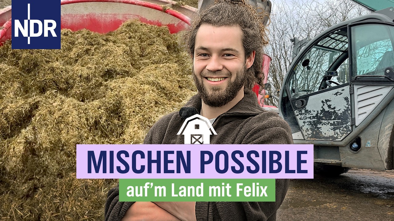 Neuer Futtermischer: Felix spart sich Zeit im Stall | Auf'm Land mit Felix | Folge 02 | NDR