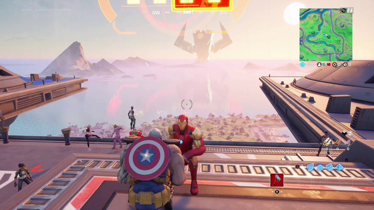 Marvel live event queue/ fortnite