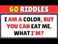Only a Genius can Solve These 60 Riddles🧠✅ Brain Teaser & Riddles