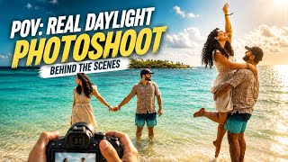 POV: Love Story Photoshoot in beautiful island | Behind The Scenes | Sony a6700 screenshot 4