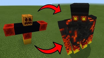 MCPE: How To SPAWN a GIANT MAGMA GOLEM