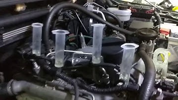 Перелив в обратку поменянных клапанов форсунки Delphi