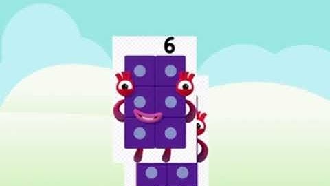 numberblocks intro all multiplied by 6