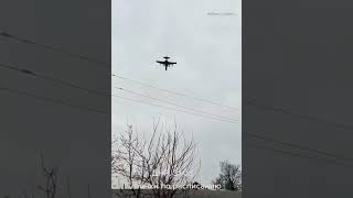 Flight of two #su25 low #altitude to support the ground forces in #donetsk. #shorts