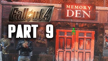 Fallout 4 Walkthrough Part 9 - MEMORY DEN (PC Gameplay 60FPS)