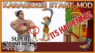 Karagiozis Mod Stage Over Pac-Land - Super Smash Bros Ultimate Greek - Ryujinx - ft. Kazuya Combos