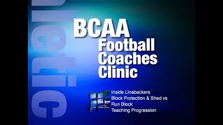 Inside Linebackers Block Protection and Shed vs Run Block Teaching Progression (Part 1)