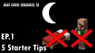 ATM 9 Ep.1: Early 5 Tips to Start a new World
