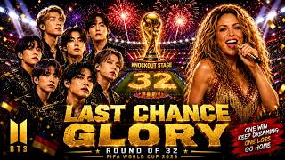 BTS x Shakira - LAST CHANCE GLORY | FIFA World Cup 2026 | Round of 32 Knockout Anthem | Fan Made