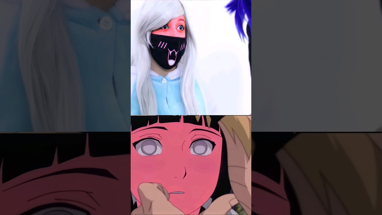 👰‍♀️ Hinata 2D VS 3D #cosplay