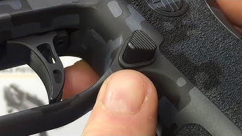Sig Guy website Armory Craft P320 extended mag release removal / installation video.