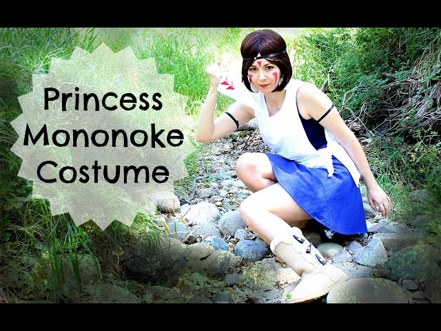 DIY PRINCESS MONONOKE COSTUME (NO-SEW) ❤ COSPLAY TUTORIAL! - YouTube