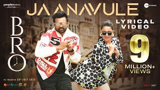 Jaanavule Lyrical Video | BRO Telugu Movie | Pawan Kalyan | Sai Dharam Tej | Ketika Sharma | Thaman Image