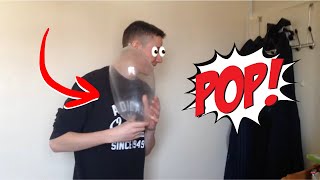Blown-Up Condom Pops On My Mates Mums Head Funniest Prank Reaction Ever
